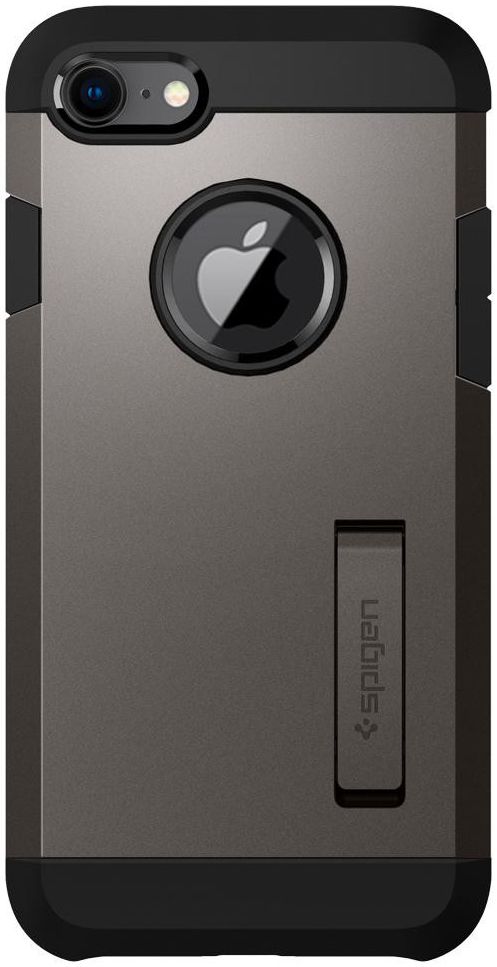 Spigen Tough Armor 2 Case Apple iPhone 7/8 Gunmetal afbeelding 4