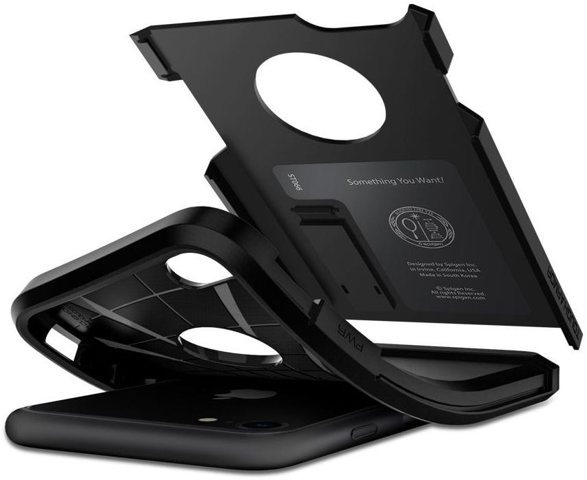 Spigen Tough Armor 2 Case Apple iPhone 7/8 Zwart afbeelding 3