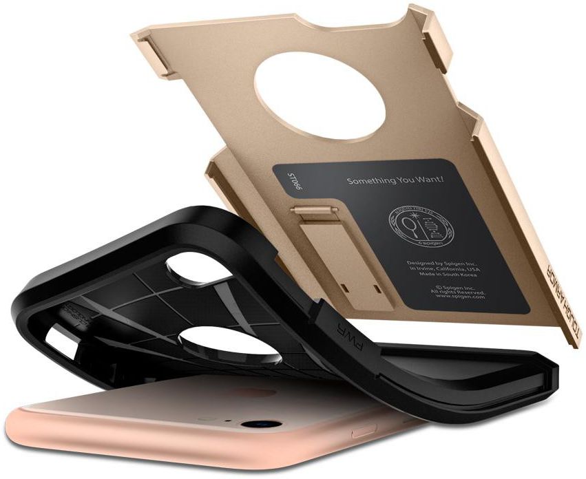 Spigen Tough Armor 2 Case Apple iPhone 7/8 Goud afbeelding 3