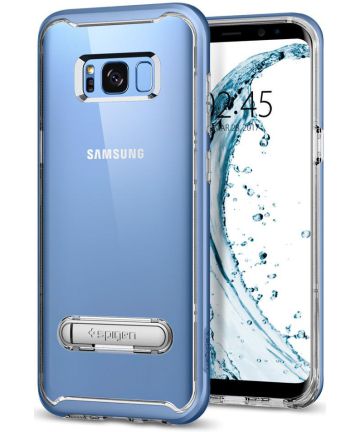 Spigen Crystal Hybrid Case Samsung Galaxy S8 Blauw Hoesjes