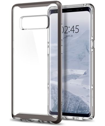 Spigen Neo Hybrid Crystal Hoesje Samsung Galaxy Note 8 Gunmetal Hoesjes