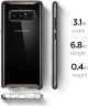 Spigen Neo Hybrid Crystal Hoesje Samsung Galaxy Note 8 Gunmetal