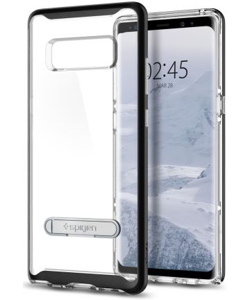Spigen Crystal Hybrid Samsung Galaxy Note 8 Zwart Hoesje Hoesjes