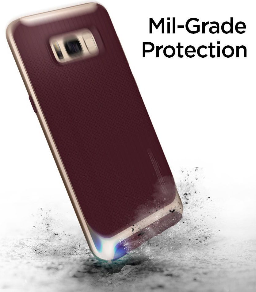Spigen Neo Hybrid Hoesje Samsung Galaxy S8 Plus Burgundy afbeelding 10
