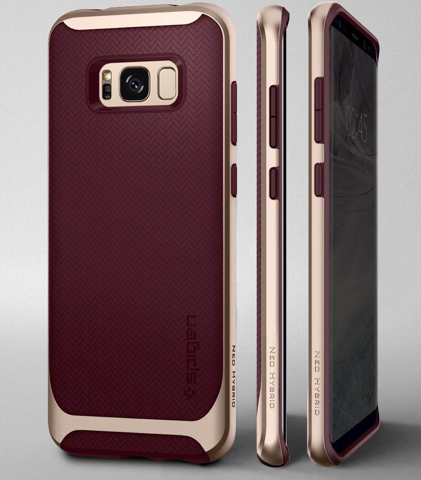 Spigen Neo Hybrid Hoesje Samsung Galaxy S8 Plus Burgundy afbeelding 8