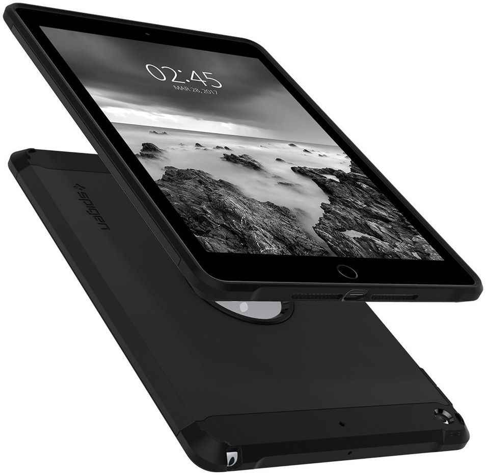Spigen Tough Armor Case Apple iPad 2017 / 2018 / Air / Air 2 Zwart afbeelding 3