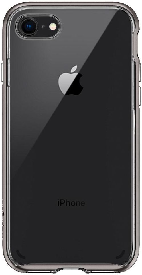 Spigen Neo Hybrid Crystal Second Case iPhone 8 Gunmetal afbeelding 2