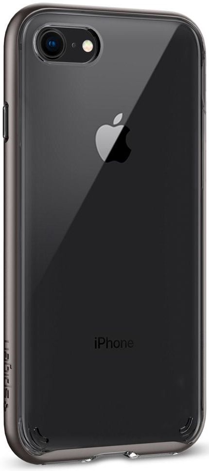Spigen Neo Hybrid Crystal Second Case iPhone 8 Gunmetal afbeelding 7