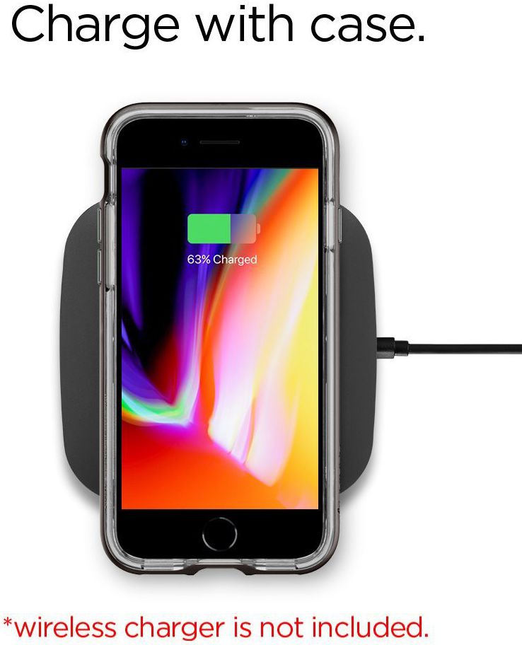 Spigen Neo Hybrid Crystal Second Case iPhone 8 Gunmetal afbeelding 8