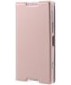 Dux Ducis Sony Xperia XZ1 Compact Premium Bookcase Hoesje Roze Goud