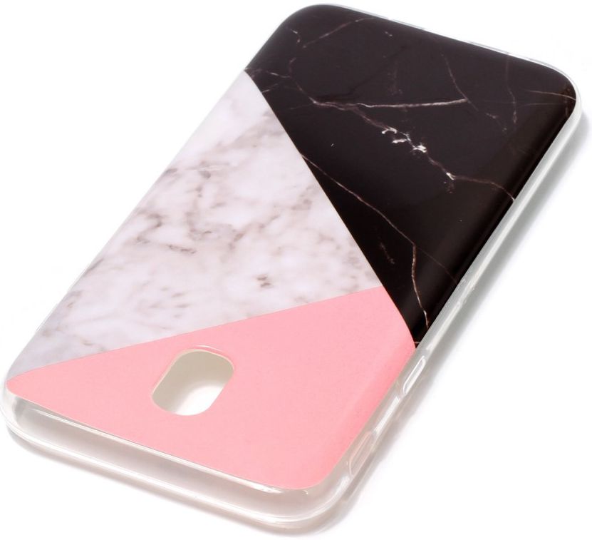 Samsung Galaxy J5 (2017) TPU Hoesje met Marmer Driehoek afbeelding 3