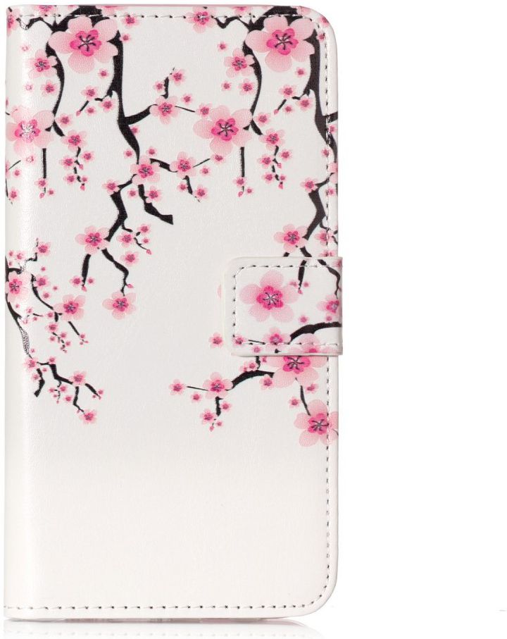 Samsung Galaxy J5 (2017) Portemonnee Hoesje met Opdruk Blossom afbeelding 1