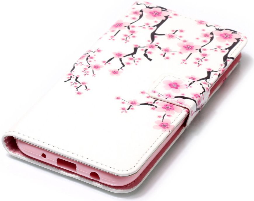 Samsung Galaxy J5 (2017) Portemonnee Hoesje met Opdruk Blossom afbeelding 4