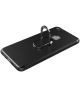 Huawei P10 Lite Hoesje met Magneet voor Houders Zwart