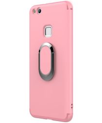 Huawei P10 Lite Hoesje met Magneet voor Houders Roze