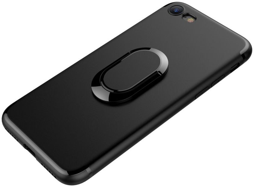 Apple iPhone 7 / 8 Backcover Hoesje met Magneet en Stand Functie Zwart afbeelding 5