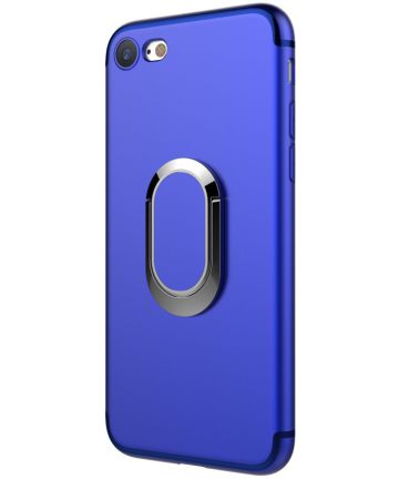 Apple iPhone 7 / 8 Hoesje met Magneet voor Houders Blauw Hoesjes