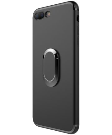 bouwer Tolk verbergen Apple iPhone 7 Plus / 8 Plus Hoesje met Magneet voor Houders Zwart |  GSMpunt.nl