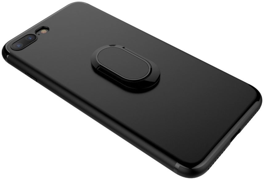 Apple iPhone 7 Plus / 8 Plus Hoesje met Magneet voor Houders Zwart afbeelding 4