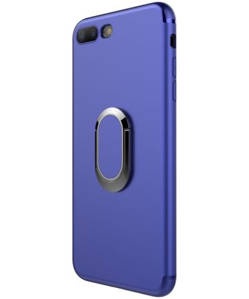 Apple iPhone 7 / 8 Plus Hoesje met Magneet voor Houders Blauw Hoesjes