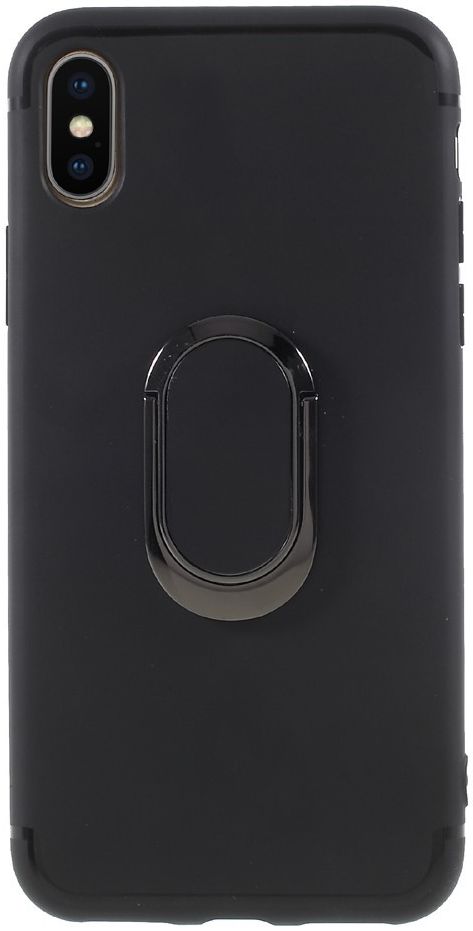 Apple iPhone X Hoesje met Magneet voor Houders Zwart afbeelding 1