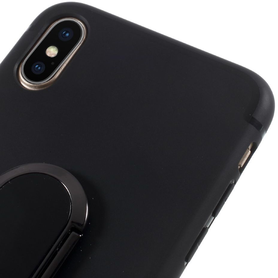 Apple iPhone X Hoesje met Magneet voor Houders Zwart afbeelding 6
