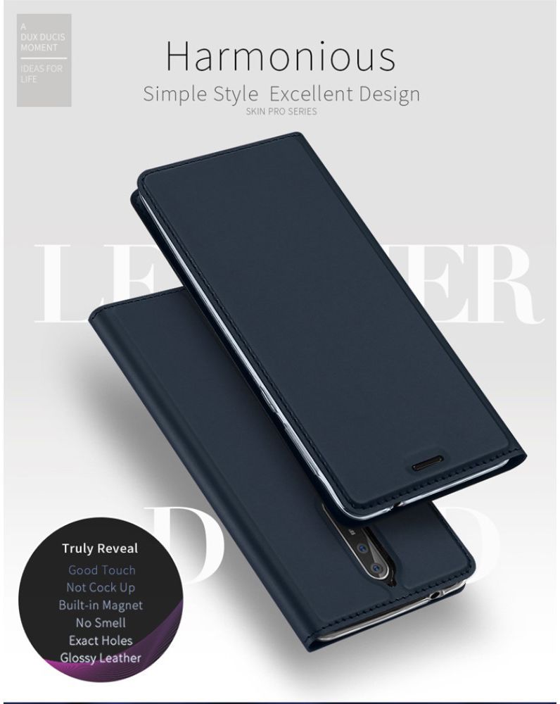 Dux Ducis Nokia 8 Premium Bookcase Hoesje Blauw afbeelding 5