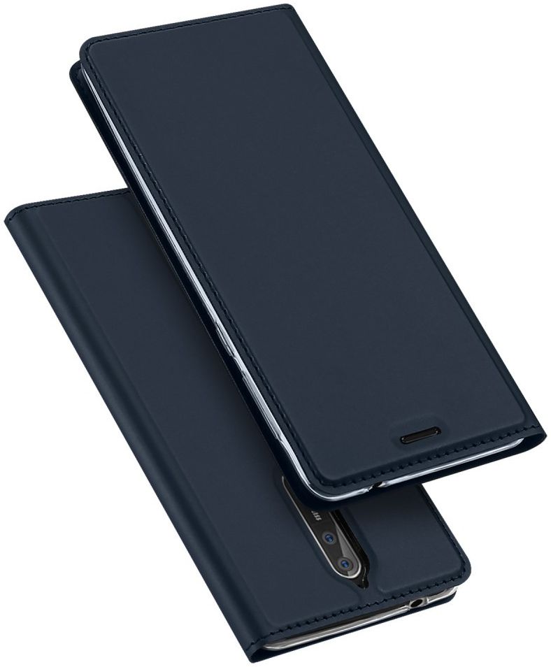 Dux Ducis Nokia 8 Premium Bookcase Hoesje Blauw afbeelding 7