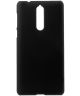 Nokia 8 Rubber Coat Hard Case Zwart