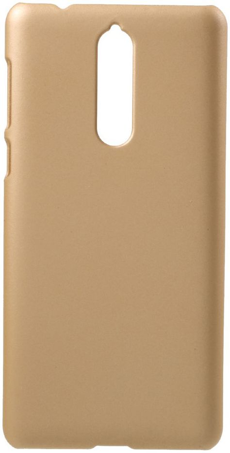 Nokia 8 Rubber Coat Hard Case Goud afbeelding 1