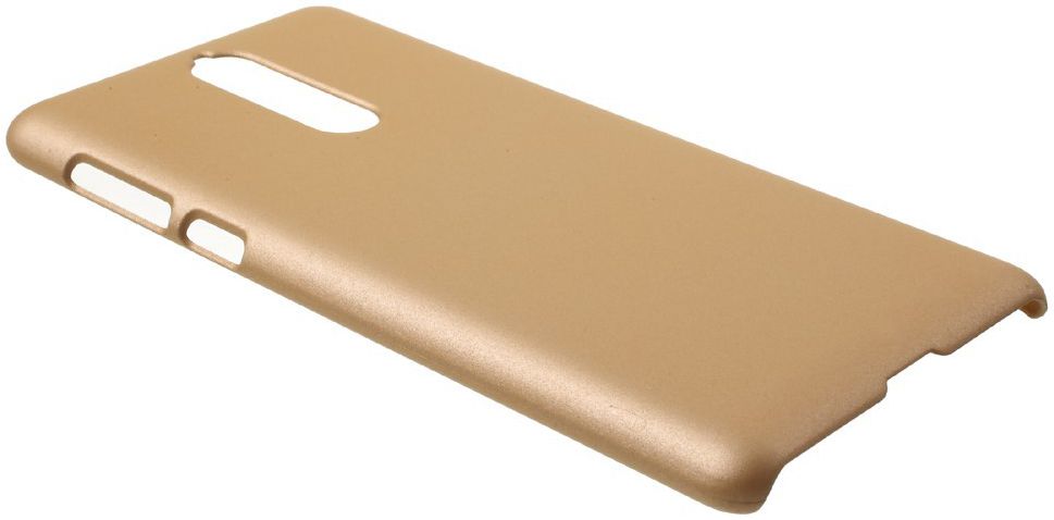 Nokia 8 Rubber Coat Hard Case Goud afbeelding 2
