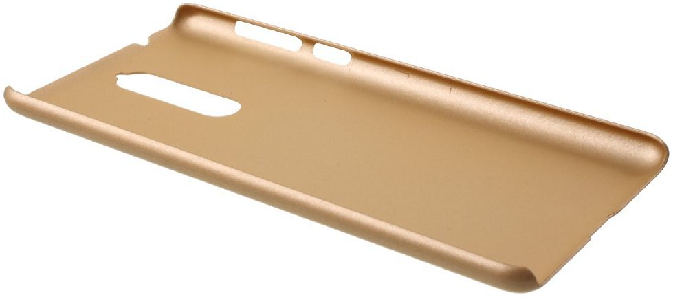 Nokia 8 Rubber Coat Hard Case Goud afbeelding 3