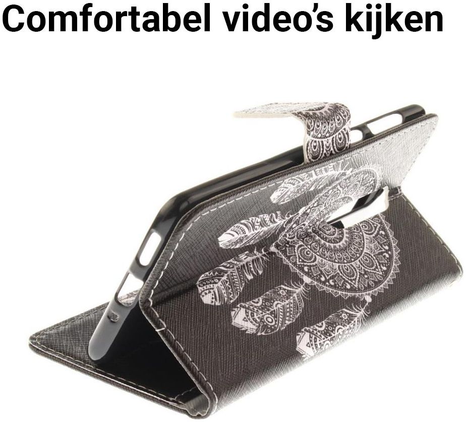 Nokia 8 Portemonnee Hoesje met Print Donkere Dromenvanger afbeelding 5