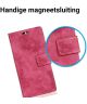 Nokia 8 Vintage Portemonnee Hoesje Roze