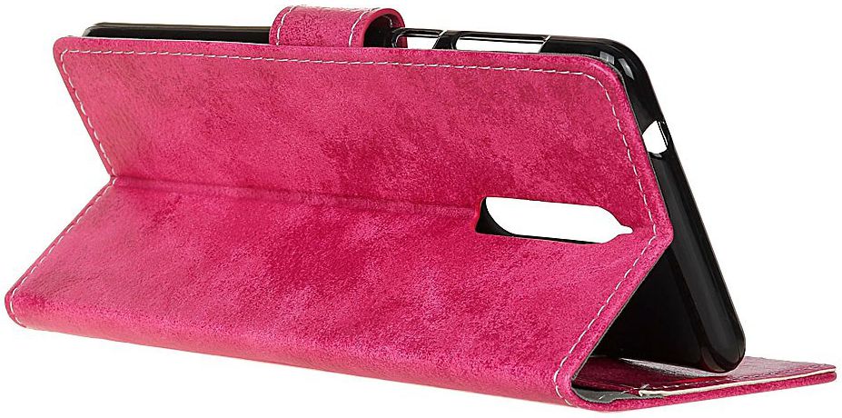 Nokia 8 Vintage Portemonnee Hoesje Roze afbeelding 10