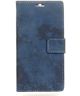 Nokia 8 Vintage Portemonnee Hoesje Blauw