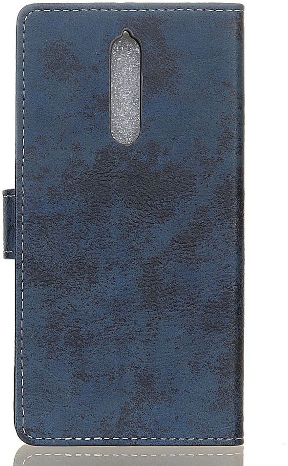 Nokia 8 Vintage Portemonnee Hoesje Blauw afbeelding 7