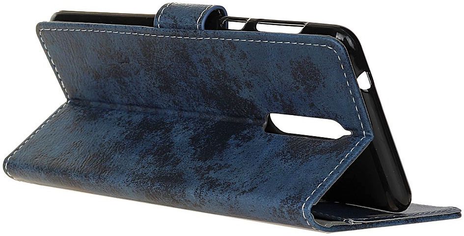 Nokia 8 Vintage Portemonnee Hoesje Blauw afbeelding 10