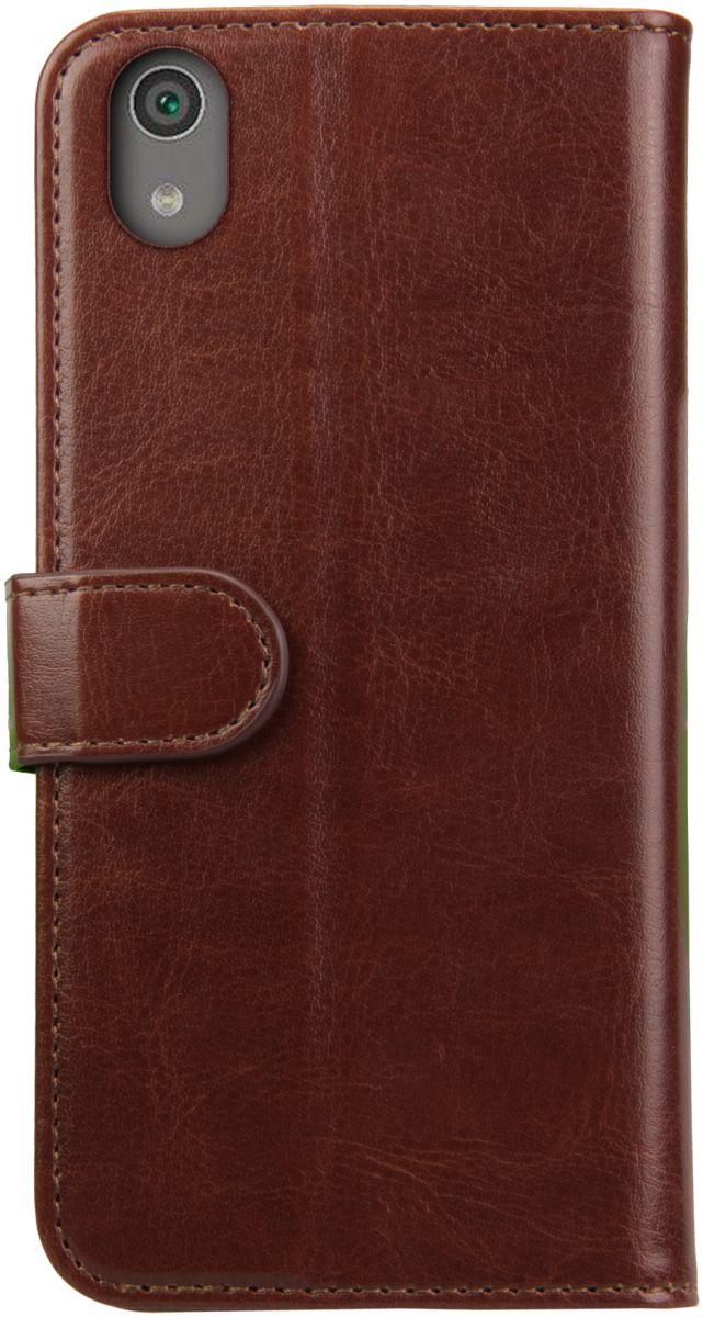 Rosso Element Sony Xperia XA1 Plus Hoesje Book Cover Bruin afbeelding 4