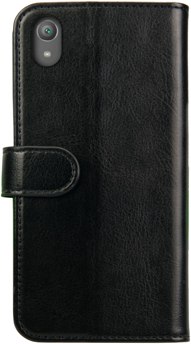 Rosso Element Sony Xperia XA1 Plus Hoesje Book Cover Zwart afbeelding 4