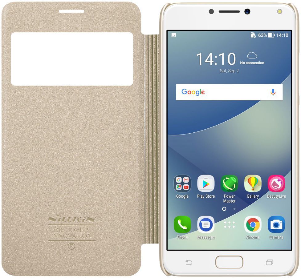 Nillkin Sparkle Series Book Case Asus ZenFone 4 Max 5.5 Goud afbeelding 2
