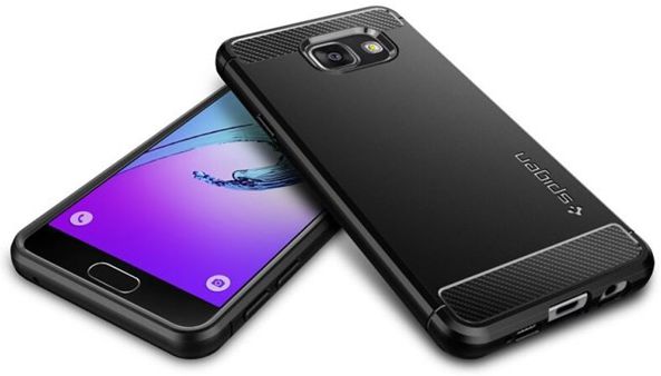 Spigen Rugged Armor Case Samsung Galaxy A3 (2016) Zwart afbeelding 3