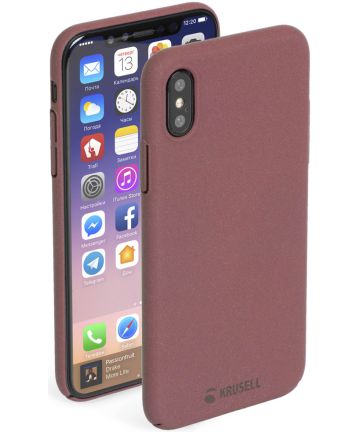 Krusell Sandby Cover Apple iPhone X Rust Hoesjes