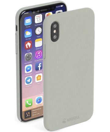 Krusell Sandby Cover Apple iPhone X Sand Hoesjes