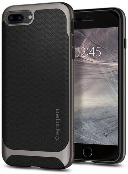 Spigen Neo Hybrid Hoesje Apple iPhone 8 Plus / 7 Plus Gunmetal afbeelding 1