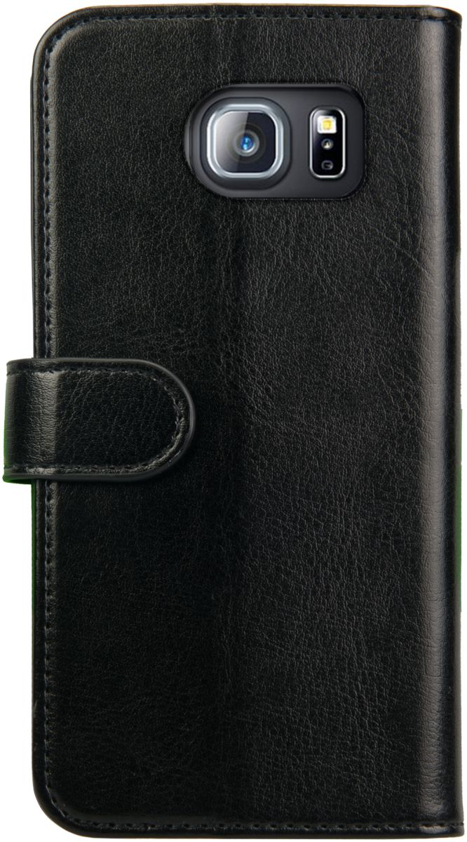 Rosso Element Samsung Galaxy S6 Hoesje Book Cover Zwart afbeelding 2