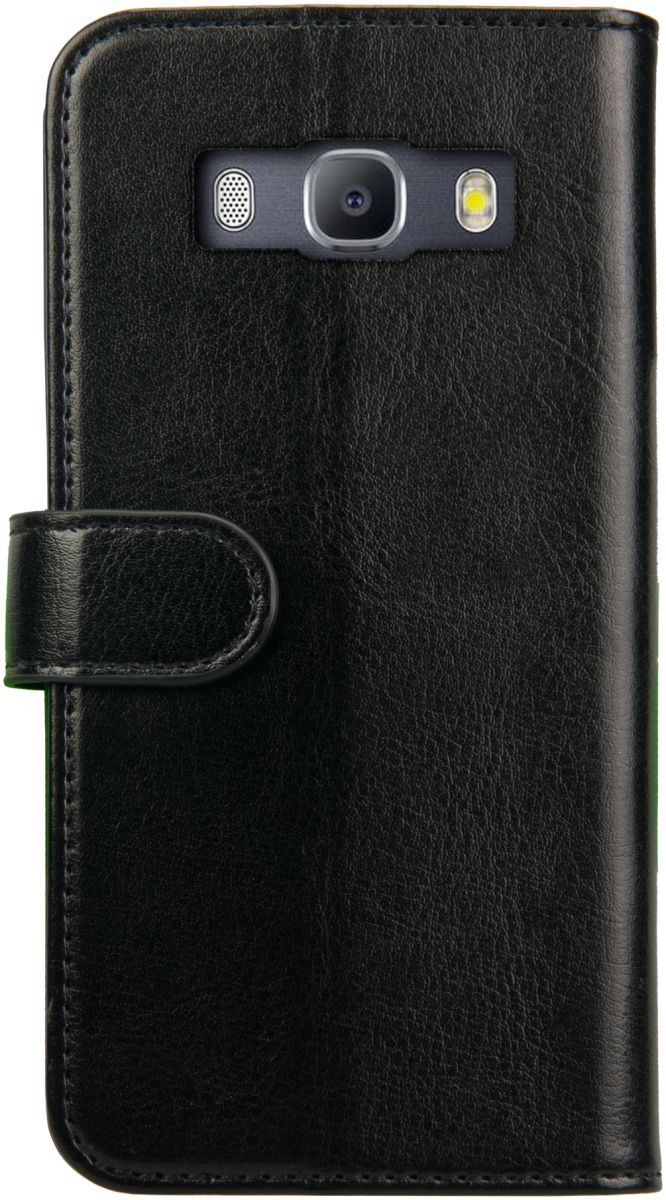 Rosso Element Samsung Galaxy J3 (2016) Hoesje Book Cover Zwart afbeelding 2