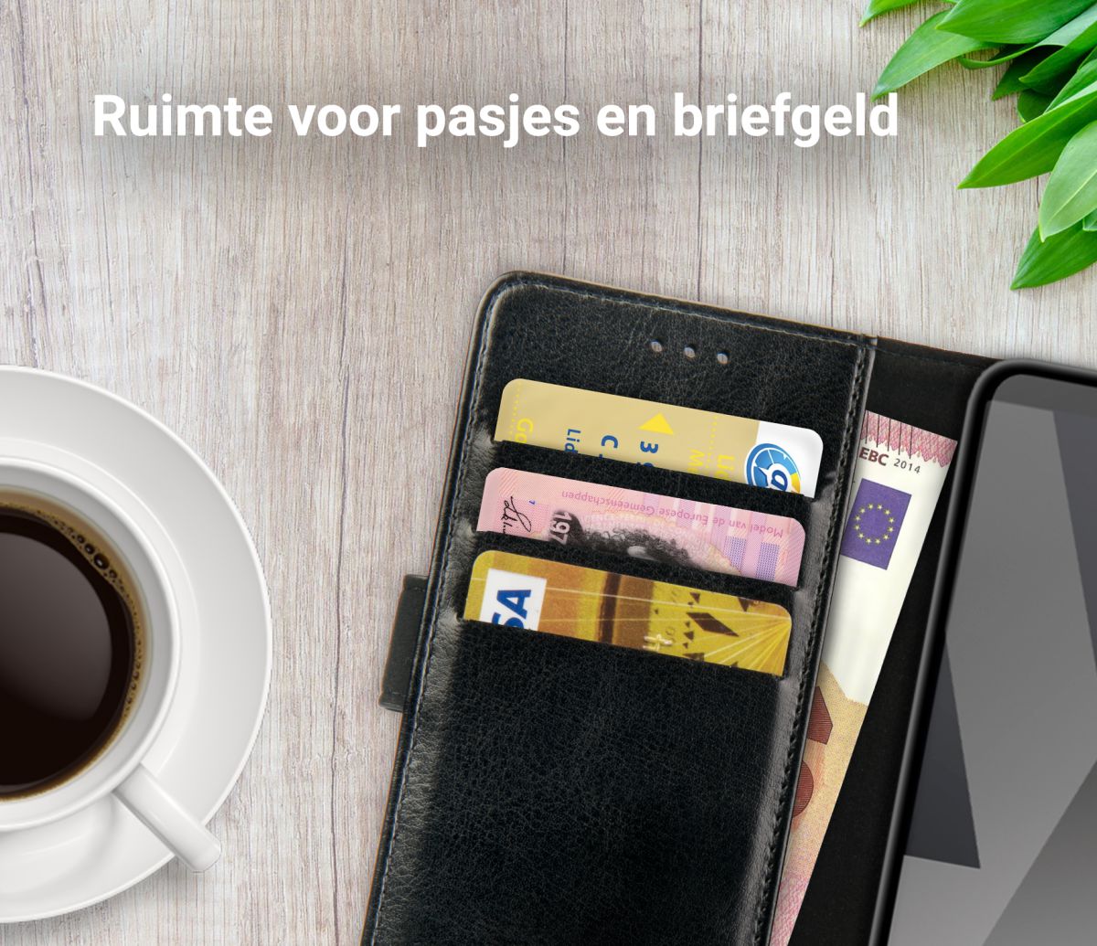 Rosso Element Huawei Mate 10 Pro Hoesje Book Cover Zwart afbeelding 6