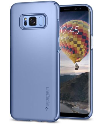 Spigen Thin Fit Case Samsung Galaxy S8 Plus Blue Coral Hoesjes