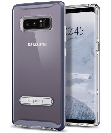 Spigen Crystal Hybrid Samsung Galaxy Note 8 Orchid Gray Hoesjes
